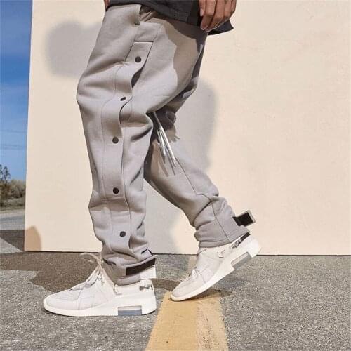 New Men Pant Street Apparel Cargo Trousers Men Hip Hop Jogging Pants Fashion Gyms Casual Jogging Pants Mens Fastener Pant