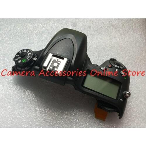NEW For Nikon D610 Top Cover Case Shell with Flash Board Top LCD Button Flex Cable Camera Repair Part Replacement Unit