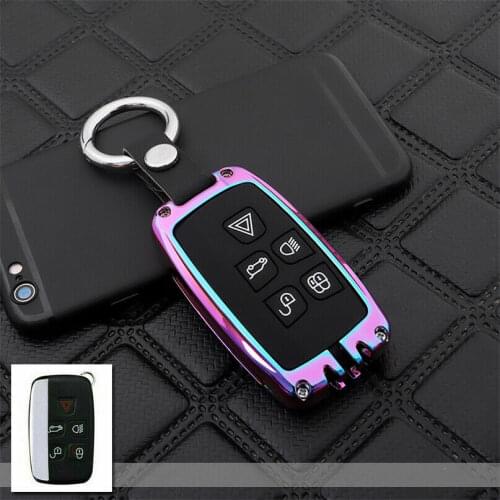 Zinc Alloy Sealed Car Key Case Cover Key Bag Shell Holder Protector For Land Rover Range Rover Evoque Jaguar XF