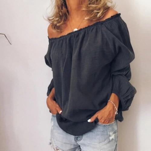 Ipomoea Off Shoulder Blouses
