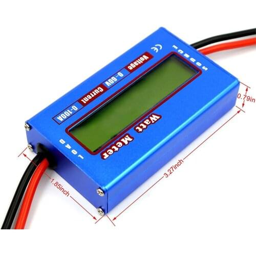 Power Meter DC 60V 100A /150A Watt Meter Checker Balance Voltage Analyzer for RC Battery Balance Watt Balancer Tester Checker
