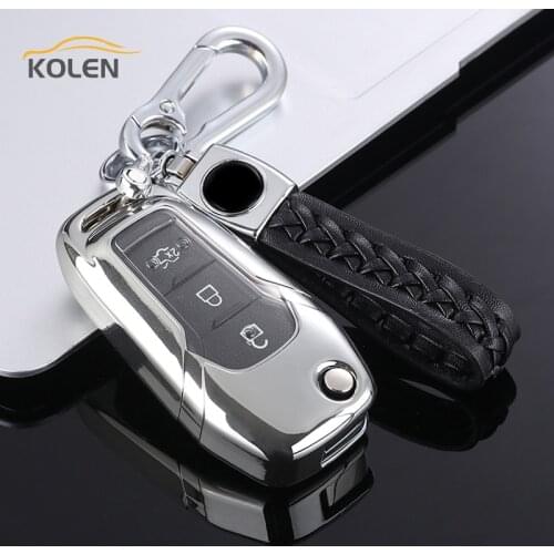 Soft TPU Car Remote Key Case Cover For Ford Fusion Mondeo Fiesta Escort Ranger Focus MK3 KUGA Ecosport Holder Shell Accessories