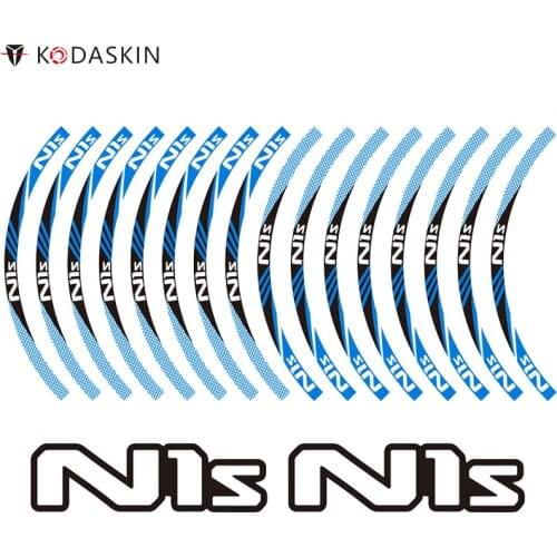 KODASKIN Wheel Rim Stickers for XIAO NIU N1S Electric Vehicle Scooter