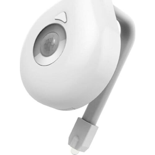 Toilet Night Light, Motion Sensor LED Night Lights, with 8 Colors Changing Toilet Bowl Night Light for Bathroom, White