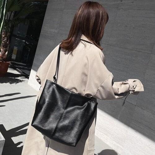 New trendy Korean style wild shoulder bag female soft face messenger bag fashion tote bag
