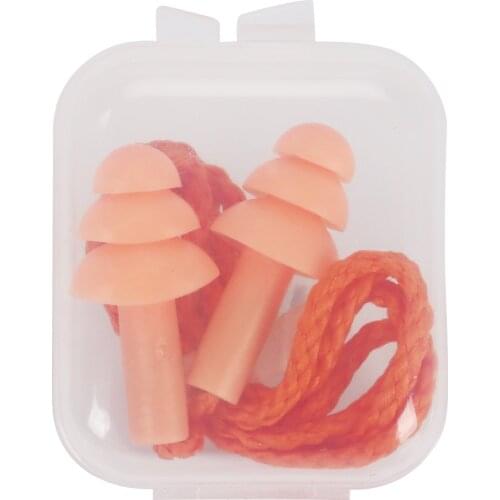 Tourbon Soundproof Ear Shooting Plugs Noise Cancelling Ear Sleeping Hearing Protection Silicon Hunting Earplugs 10pcs