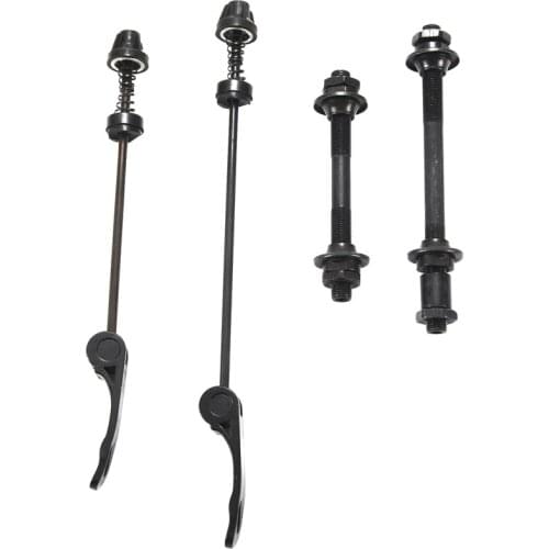 Bike Axle Quick Release Front Rear Bicycle Axle Wheel Hub Fit for Road Bike, Mountain Bike, MTB, BMX ((1 set))