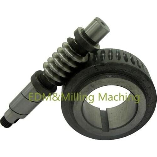 1Set High Quality Milling Machines Parts Adjustable Worm + Gear For F11/FW-200 Dividing Head Durable New