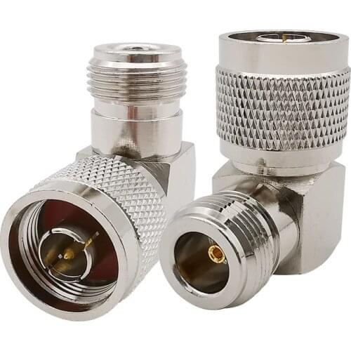 1Pcs Right Angle N RF Connector L Shape N Male Plug to Female Jack RF Coax Coaxial Adapter 90 Degrees N RA Coax Connectors