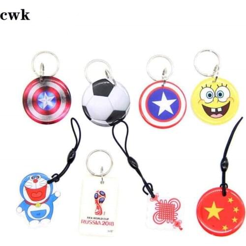 125KHz EM4305 EM4205 ID Writable Replicable Keyfob RFID High Quality Waterproof Keychain Key Tag Access Control Card 1Pcs