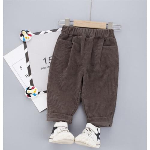 Brand Kids Trousers Pant Fashion Girls corduroy pants Children Boys Jeans Kids Fashion full length Pants Baby Infant Clothing