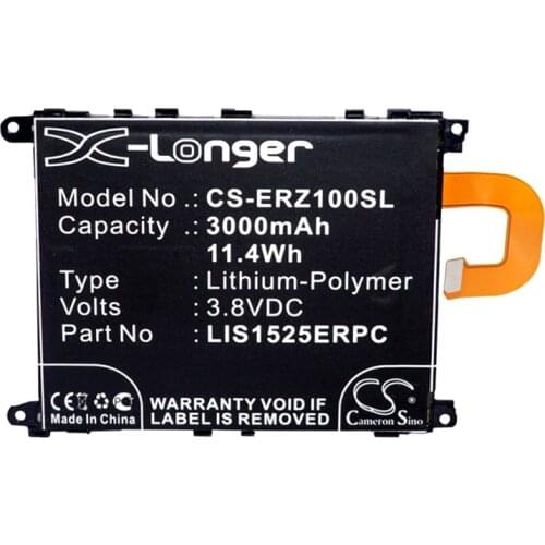 CameronSino for SONY ERICSSON Xperia i1 C6902 C6903 C6916 C6943 AGPB011-A001 LIS1525ERPC battery