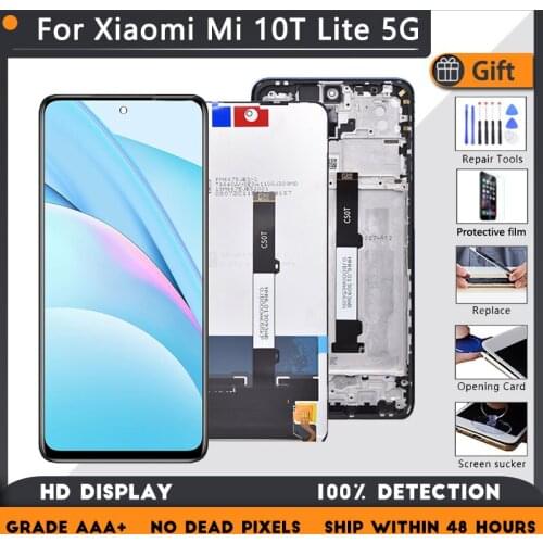 6.67'' Screen For Xiaomi Mi 10T Lite 5G M2007J17G LCD Display 10 Touches Screen Digitizer Parts