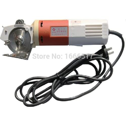 65mm Blade Electric Cloth Cutter Fabric Round Knife Cutting Machine Power : 200W ATT