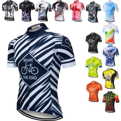 Weimostar Pro Bike Jersey Men Summer Cycling Jersey Tops Anti-UV Bicycle Clothing Breathable Cycling Shirt Road Cycle Wear Ropa
