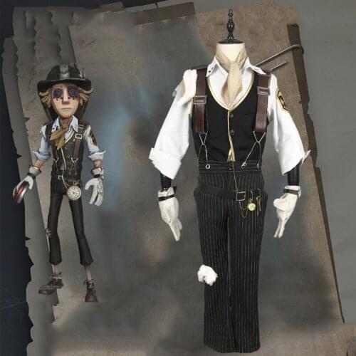 Game Identity V Cosplay Costumes Magic Item Keeper Prospector Norton Campbell Cosplay Costume Halloween Carnival Party Costumes