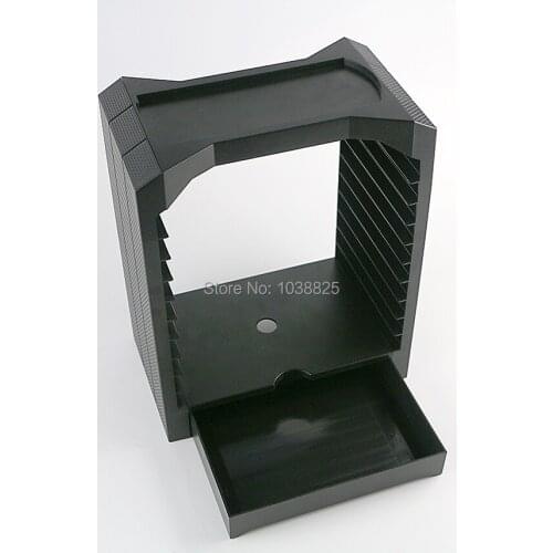 DiscStorage Multifunctional Universal Games Disc Storage Tower for Xbox One controller with stand dock charger