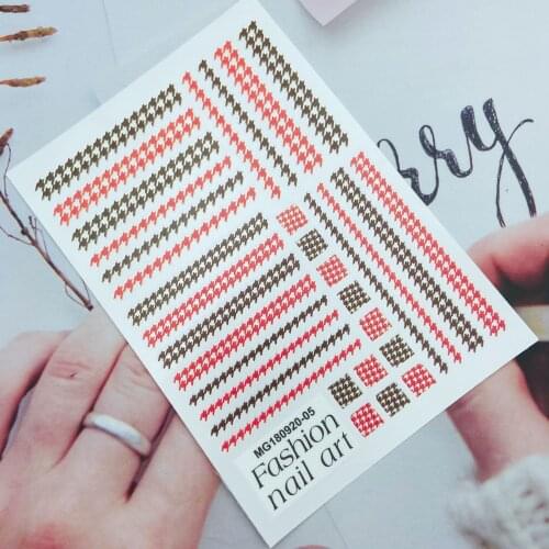 Fashion Hot Selling 3d DIY Japanese Style Thin Traceless Nail Stickers Thousand Bird Patterns Dry Nail Decals Manicure Nail Art