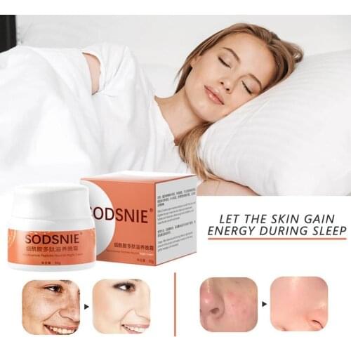 30g Quick-acting Night Cream Hydrating Repair Brighten Oil Control Anti-Aging Lifting Firming Nicotinamide Skin Care Products