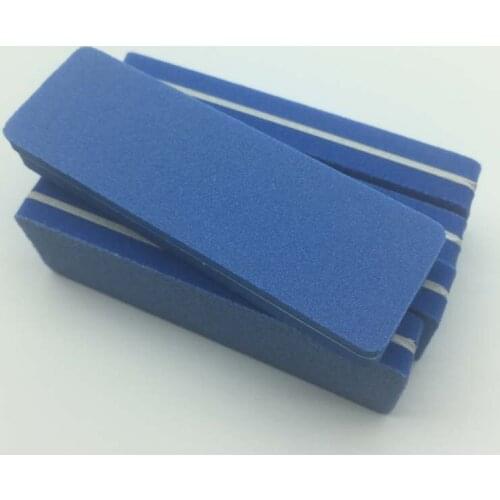 10pcs/lot 100/180 Buffer Block Blue Mini Nail File 9cm For UV Gel Polish Professional Cuboid File Sandpaper Manicure Tools Set