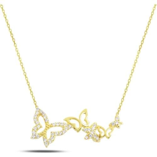 Silver Butterfly Necklace