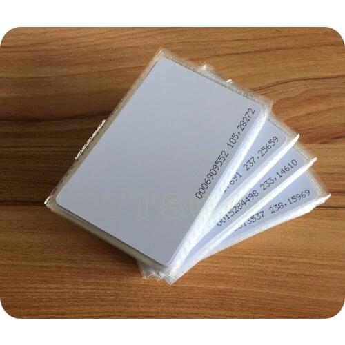 Top quality Assurance EM ID CARD RFID CARD 4100/4102 reaction 125KHZ RFID Card ID Card fit for Access Control Time Attendance