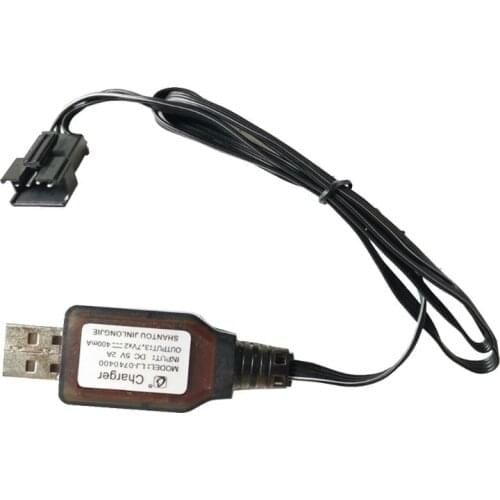 7.4v (3.7v x2) Charger SM-4P Li-ion battery Electric RC Toys car boat USB Charge