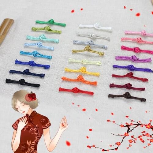 20 Pairs Chinese Tang Suit Handmade Cheongsam Buttons Knot Fastener Closures DIY R9JC
