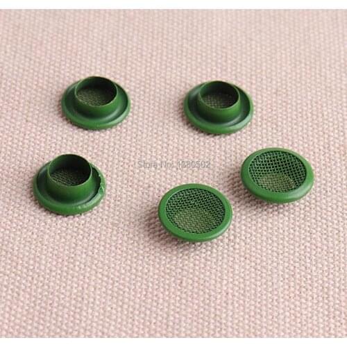 30pcs/lot green color 14*7.5*4mm garment Eyelets round shape garment decoration