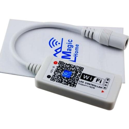30pcs/pack 16million colors mini Wifi LED RGBW Controller smartphone control DC 9-12V 3 channels
