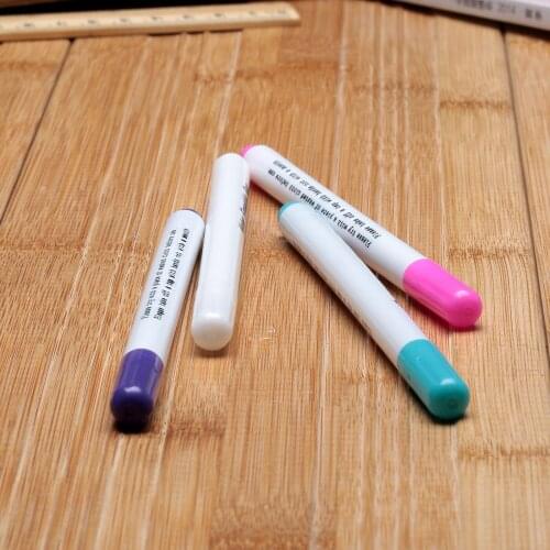 4 Color/set Water Erasable Marker Pen Fabric Marker Design Effect Writing Pens Color Stationery Office School supplies