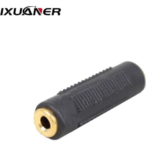 3.5mm Female To Female Audio Adapter Connector Coupler Stereo F/F Extension Mini Jack Stereo Audio Adapter Converter Gold Plated