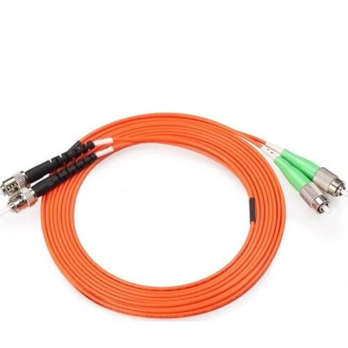 Free deliveryfibre jumper 5PCS/lot FC/APC-ST/UPC fiber optic patch cord 1M 2M 3M 5M Duplex Multimode opticalfibre jumper
