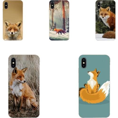 Soft TPU Pattern Case Cover Animal Fox Snow For Xiaomi Mi CC9 CC9E 9T mi10 mi9 mi8 note 9 10 pro lite SE Mi A1 A2 A3