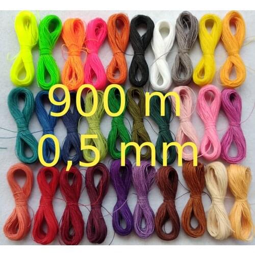 Linhasita waxed thread kit 1 mm diameter 30 colors, sewing thread, thread to make bracelets, macrame, micromacrame, DIY