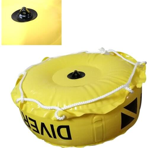 Diver Down Flag Bouy for Wreck Cave Diving Scuba Diving Deluxe Diver Below Flag Float Inflatable