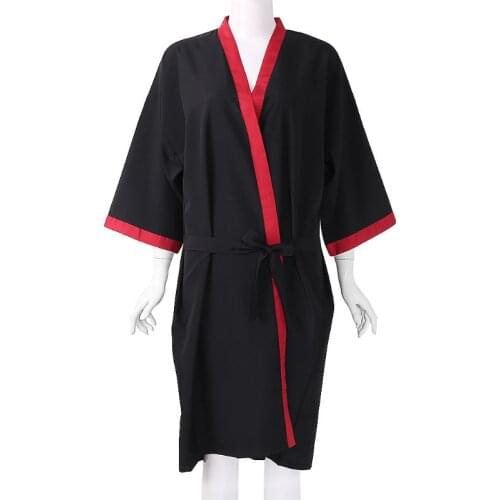 Salon Client Gown Lightweight Quick-dry Kimono Style Hair Gown for Clients 95AC