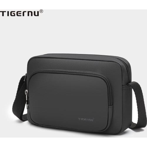 Tigernu New 0.2KG Light Weight Fashion Men Shoulder Bag High Quality Waterproof Male Mini Bags Messenger Bags For Men For Women