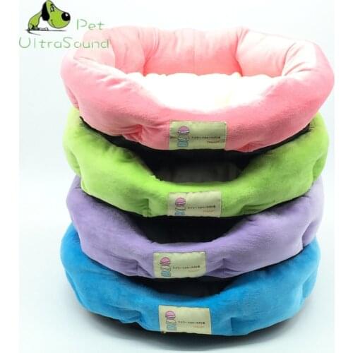ULTRASOUND PET Dog Boom Fruit Color Pet Cat Dog Bed Mat 4 Colors Kennel Macarons Wowo Kennel Cat Litter Pet Nest House Kennel