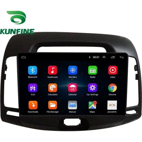 Octa Core Android 10.0 Car DVD GPS Navigation Player Deckless Car Stereo for HYUNDAI celesta 2006- 2011 Korea Headunit Radio