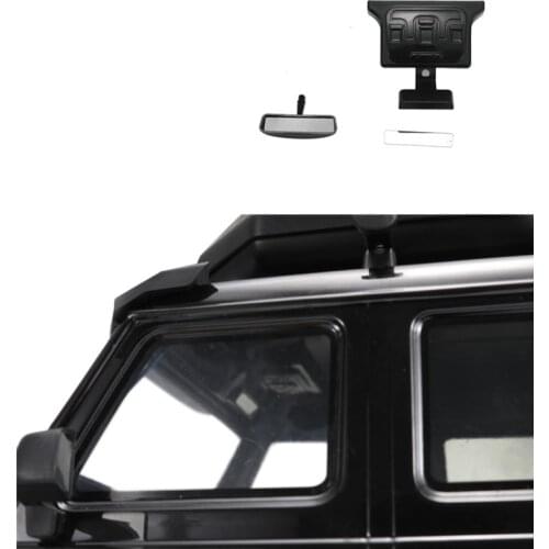 DJC TRAXXAS TRX4 Metal Reflective Rear View Lens Interior Mirror TRX-4 TRX6 4X4 6X6 G63 G500 RC Car Upgrade Accessories