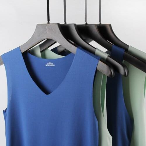 New ice silk men solid tank tops sexy O neck sleeveless vests man sexy no trace youth elastic fitness casual bodybuilding suits
