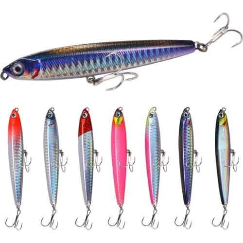 1Pcs 10g 14g 18g 24g Sinking Minnow Pencil Fishing Lure Wobblers Hard Bait Hardbait Artificial Bait Wobbler For Jigging Fishing