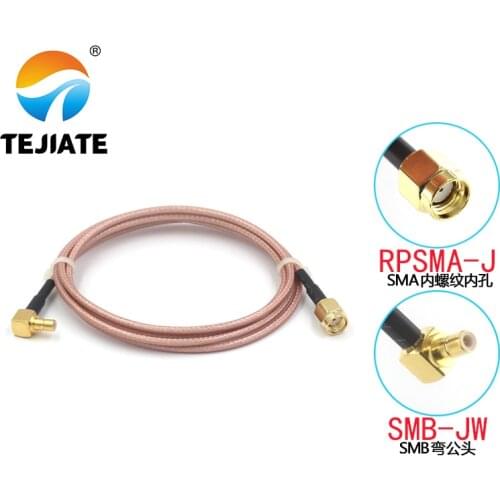 1PCS TEJIATE Adapter Cable SMB To SMA SMB-JW Convert RPSMA-J 8-90CM 1 1.5 2M Length Connector RG316 Wire