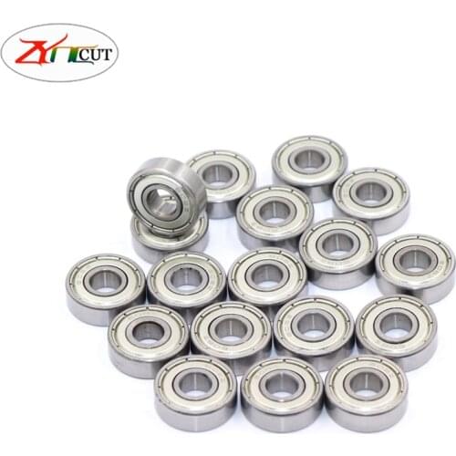 10Pcs/SET 606 607 608 609 625 626 629ZZ Double-sided Ring Sealed Ball Bearing,High Speed Micro Stainless Steel Special bearing