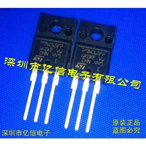 100% New&original P9NC65FP 9N65 MOS 9A650V TO220F In Stock