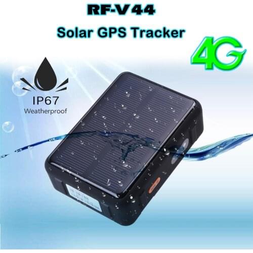 4G GPS Tracker With Solar Power RF-V44 9000mAh Battery For Standby Sheep Camel Horse GPS Tracker Waterproof Real-time Tracking