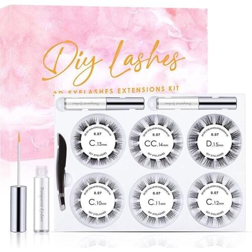 72 Volume DIY Clusters Eye Lashes Extension Natural Dramatic False Eyelashes Makeup Segmented Eyelashes Bundle