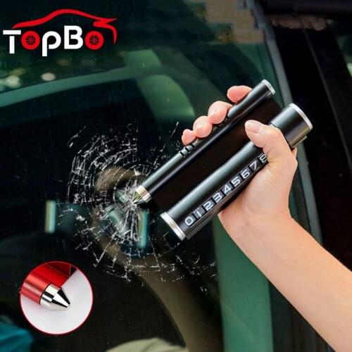Auto Aluminum Alloy Car Temporary Parking Card Car Air Freshener Car Window Safety Hammer Breaker Phone Holder Car Accessories