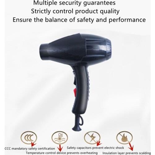 8500w professional hair dryer blow hot air style with two Nozzle hot cold air speed adjust Salon Hair Styling Tool with diffuser
